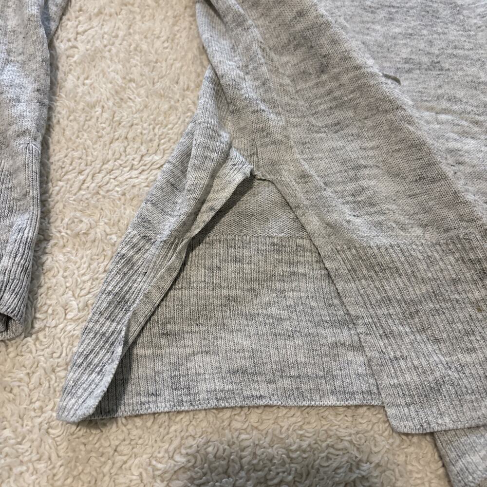 Gap XL Gray Speckled Cardigan Lightweight Long Sleeve Open Front - Picture 2 of 11